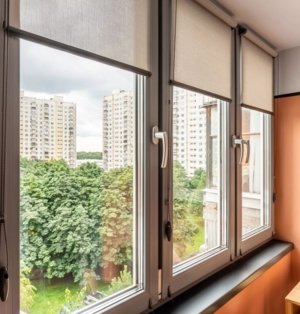 Рулонные шторы без сверления